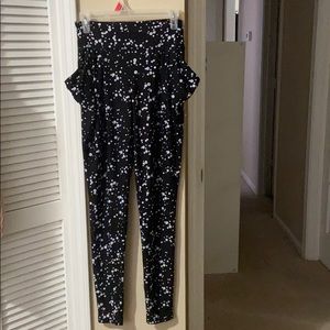 Polka dot parachute pants/leggings